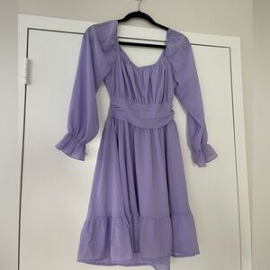 Elegant Lavender Dress